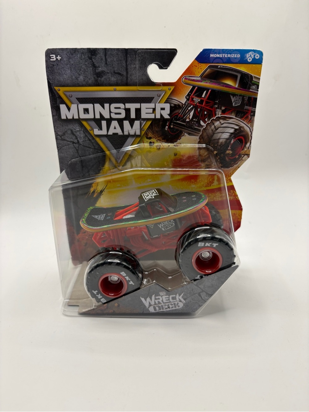 Wrecking Crew Red Monster Truck Toy - Kids Toys
